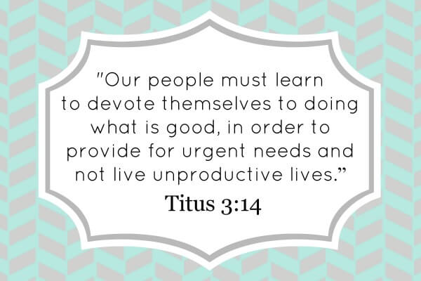 Titus 3:14