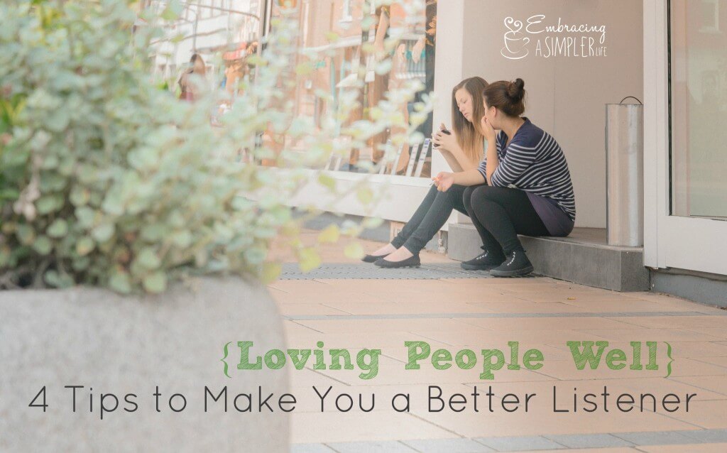 Being a good listener is becoming something of a lost art. But it's so ...